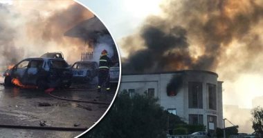صور .. هجوم إرهابى يستهدف مقر وزارة الخارجية الليبية بطرابلس.. وزارة الصحة تعلن مقتل 3 أشخاص وإصابة 21 آخرين.. مصدر ليبى يكشف لـ"اليوم السابع" كواليس الهجوم.. ومراقبون: فشل الترتيبات الأمنية تقوض فرص الحل 