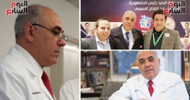 صور..العالم المصرى كريم أبو المجد رئيس قسم جراحات الجهاز الهضمى بمستشفى كليفلاند الأمريكية لـ "اليوم السابع": أورام القولون والبنكرياس هى الخطر القادم.. الدولة تقدم كل المعونة للتعليم الطبى.. وتعلمت الطب فى مصر
