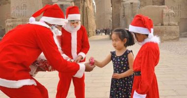 صورة اليوم.. بابا نويل بالفرعونى