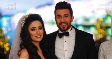 "رقص سلو".. أول 5 فيديوهات لحفل زفاف تريزيجه وسط نجوم كرة القدم