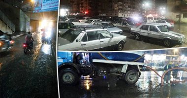 صور.. موجة من الطقس السيئ تضرب المحافظات.. توقف حركة الصيد بكفر الشيخ.. وغلق بوغاز ميناءى الإسكندرية والدخيلة.. وارتباك فى حركة المرور على الطريق الزراعى.. والأجهزة التنفيذية ترفع تراكمات المياه من الشوارع