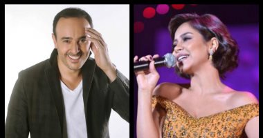 شيرين عبد الوهاب وصابر الرباعى فى حفل على نيل القاهرة فى ليلة رأس السنة