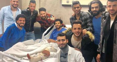 نجوم الإسماعيلى يساندون نادر رمضان بعد جراحة الصليبى