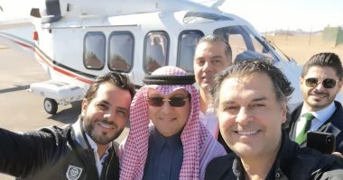 شاهد.. راغب علامة ونيشان فى جولة جوية بالمملكة العربية السعودية
