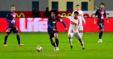 فيديو.. تدخل عنيف من لاعب بتروجت ضد طارق حامد 