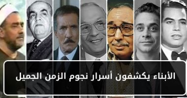 الأبناء يكشفون أسرار نجوم الزمن الجميل فى 2018 "2-2".. عبد المطلب أنقذته الثورة وقتله الحزن.. الدقن وعبد الله غيث كانا ينويان الاعتزال.. وسعاد حسنى خططت مع سمير خفاجة قبل مقتلها للعودة بعمل مسرحى