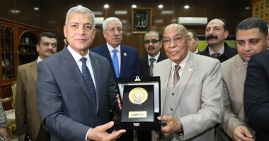 محافظ المنوفية يستقبل رئيس هيئة قضايا الدولة بمكتبه
