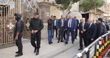 صور.. إجراءات أمنية مشددة لتأمين الكنائس خلال احتفالات رأس السنة بالبحيرة