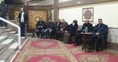 أبو رجيلة وعمارة وهشام حنفى أول الحاضرين فى عزاء محمد السباعى
