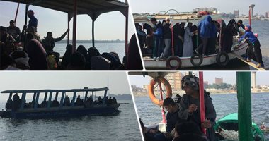 صور.. رحلة الرعب داخل لانش الموت بـ"دار السلام البلينا".. يقوده أطفال ويتوقف بالركاب فى نهر النيل.. والأهالى: ننتظر الموت كل لحظة.. ومحافظ سوهاج يكلف بتشكيل لجنة لوضع حلول سريعة