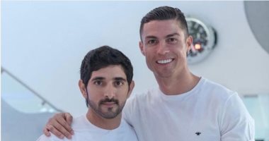 الدون مع ولى عهد دبى.. أول سيلفى لكريستيانو مع الأمير حمدان بن محمد فى 2019