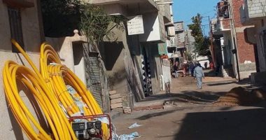 مجلس مدينة العريش يعلن استكمال توصيل الغاز لحى عاطف السادات 