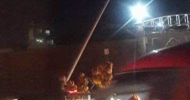 قارئ يرصد عامود إنارة مائل بمدخل كوبرى أبيس بالإسكندرية 