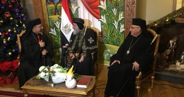 فيديو.. البابا تواضروس يستقبل بطريرك الأقباط الكاثوليك للتهنئة بعيد الميلاد
