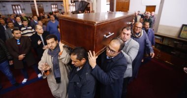 تشييع جثمان الراحلة كاميليا السادات من مسجد المصطفى بمدينة نصر