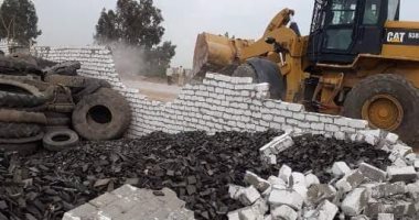 حملات إزالة اشغالات وتعديات على أراضى زراعية بالشرقية