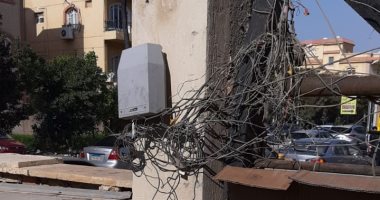 شكوى من الإهمال فى "بوكس" أسلاك الهواتف الأرضية بسيتى بلازا بالتجمع الخامس