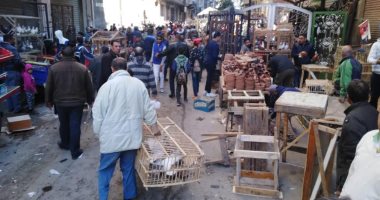 صور.. حى غرب الإسكندرية يشن حملة لإزالة الاشغالات بسوق الجمعة