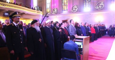 صور.. بدء احتفال الطائفة الإنجيلية بعيد الميلاد وتشديدات أمنية بمحيط قصر الدوبارة