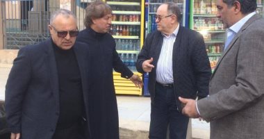 صور.. أبو ريدة وكردى ومجاهد فى زيارة لشقيق ثروت سويلم بالشرقية
