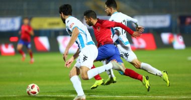 الأهلي يتقدم على بيراميدز بهدف في الشوط الأول