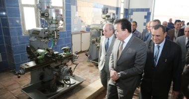 صور.. وزير التعليم العالى يتفقد مشروع إنشاء الجامعة التكنولوجية بقويسنا