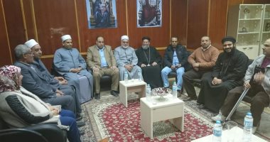 فروع منظمة خريجى الأزهر بالمحافظات تزور الكنائس للتهنئة بعيد الميلاد المجيد
