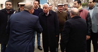 صور.. مدير أمن كفر الشيخ يتفقد الخدمات الأمنية بـ 14 كنيسة