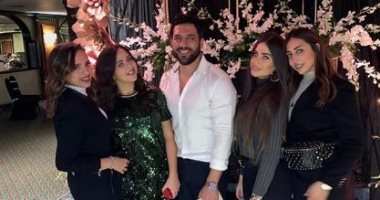 شاهد.. حسن الرداد يحتفل بعيد ميلاده بصحبة أصدقائه وأسرته × 8 صور