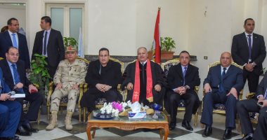 محافظ الإسكندرية يشارك بحفل استقبال الطائفة الإنجيلية بمناسبة عيد الميلاد