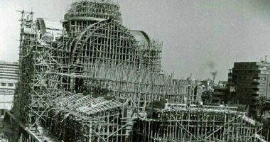 فى أعياد الميلاد.. شاهد 5 صور نادرة لبناء كاتدرائية العباسية من 54 سنة