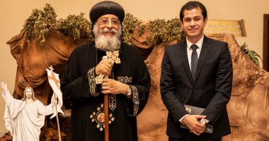 البابا يستقبل وفدا من صندوق "تحيا مصر" للتهنئة بعيد ميلاد المسيح