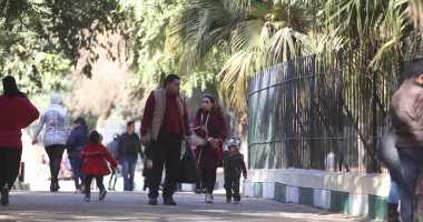حديقة الحيوان بالجيزة تستقبل المحتفلين بأعياد الميلاد