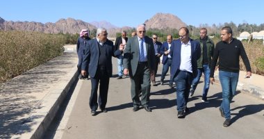 خالد فودة يتفقد قرية التراث البدوى بشرم الشيخ ويستعرض مقترحات استغلالها