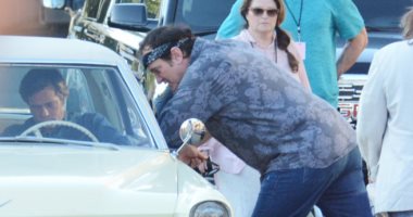 تارانتينو يظهر فى كواليس once upon a time in Hollywood
