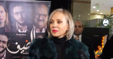 حلا شيحة وشيرين رضا والليثى فى العرض الخاص لفيلم الضيف