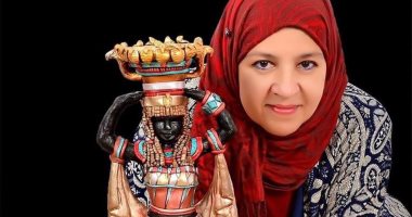 تحس إنه تمثال.. دينا حولت التورتة لشخصيات تاريخية 3D ".. صور