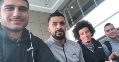 شاهد سيلفى منتخب اليد قبل التوجه إلى الدنمارك للمشاركة فى المونديال