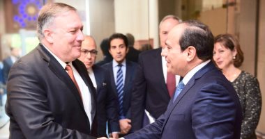 الرئاسة: التأكيد على عمق الشراكة الاستراتيجية خلال لقاء السيسى ووزير خارجية أمريكا