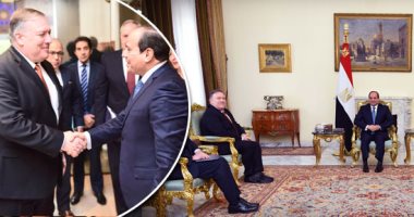 وزير خارجية أمريكا ينقل تحيات دونالد ترامب للرئيس.. السيسى: حريصون على تعميق الشراكة الاستراتيجية مع واشنطن.. ومصرون على مواجهة الإرهاب واجتثاثه.. و"بومبيو": مصر بلد التعايش
