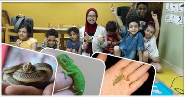 ملهاش فى القطط والكلاب.. سارة بتربى ثعابين وعقارب وعناكب فى منزلها.. صور