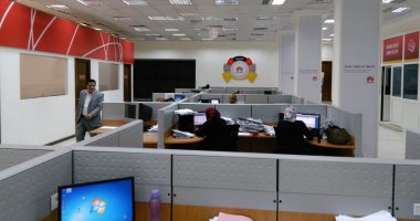 صور.. التشغيل التجريبى لمشروع ميكنة "القوى العاملة" بمركز معلومات الوزارة