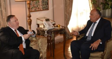 بدء جلسة مباحثات موسعة بين وزيرى خارجية مصر أمريكا 