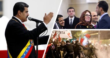 صور العالم هذا الصباح.. سوزان بومبيو تخطف الأضواء بالحجاب داخل مسجد الفتاح العليم.. مادورو يبدأ فترة ثانية فى رئاسة فنزويلا ويتجاهل الانتقادات.. مظاهرات عنيفة فى اليونان احتجاجا على زيارة إنجيلا ميركل للبلاد