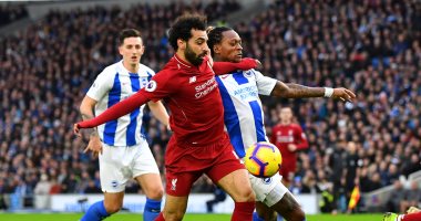 شوط سلبي بين برايتون وليفربول بمشاركة محمد صلاح