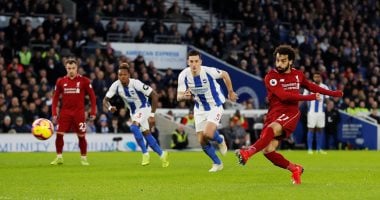 برايتون ضد ليفربول.. محمد صلاح يسجل "رايح جاي"