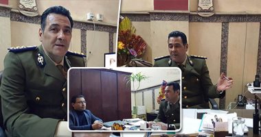 صور.. بعد نجاحه فى إنقاذ 100طفل من حريق حضانة بأسيوط.. اليوم السابع يحاور العميد حاتم الخشت مأمور قسم أول: استغاثات الأطفال حركت بداخلى غريزة الأبوة.. ويؤكد: قاومت الإغماء نتيجة الصعود والنزول من الطوابق العليا