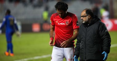 طبيب الأهلى يكشف إصابات مروان محسن وهشام محمد
