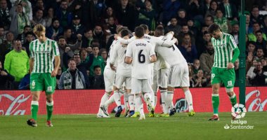 ريال مدريد يخطف فوزا قاتلا ضد بيتيس فى الدوري الإسباني.. فيديو