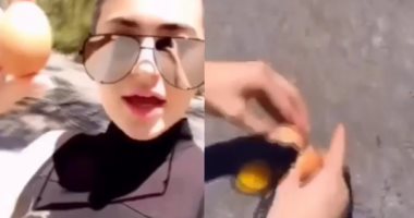 بعد هزيمتها على انستجرام بسبب "بيضة".. كايلى جينر تنتقم وتطهوها على الأسفلت